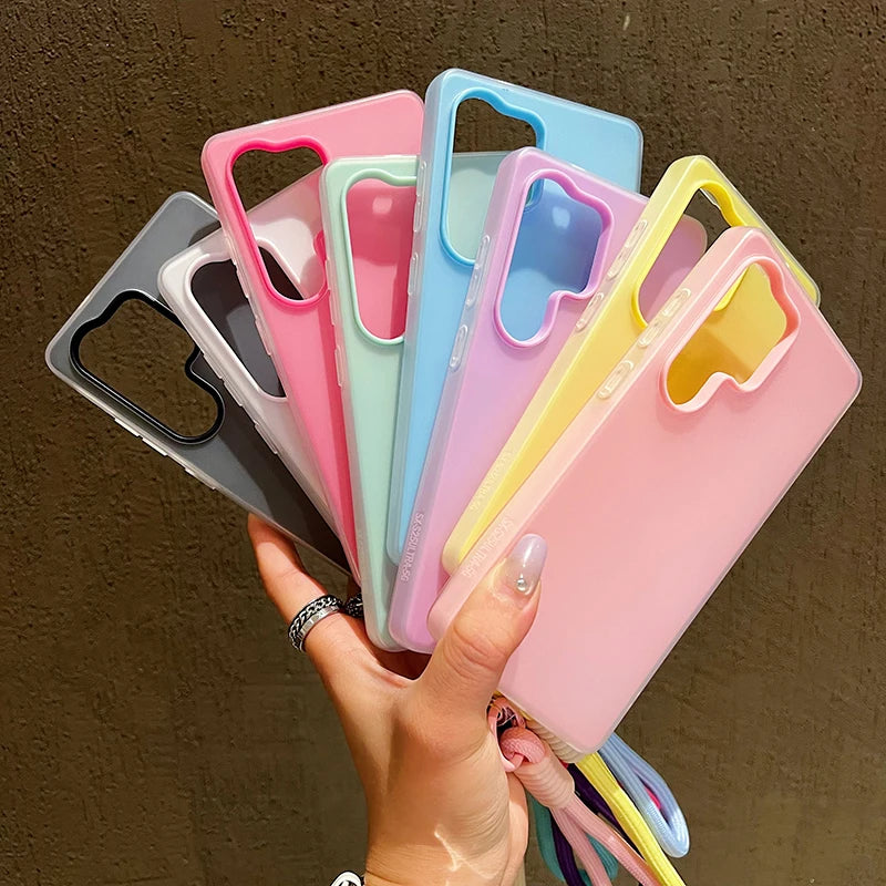 2-in-1 Lanyard Jelly Case
