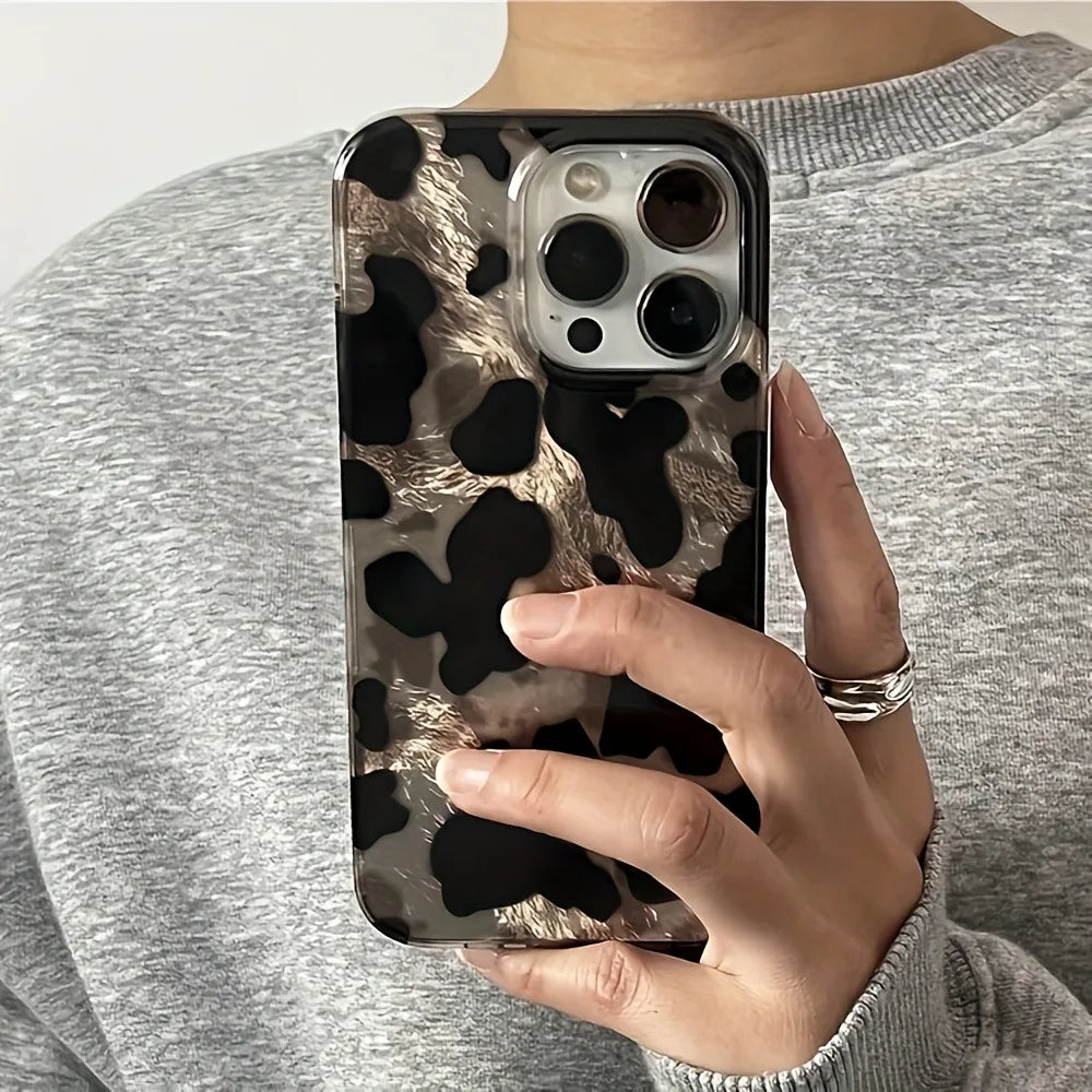 Glossy Cow Print Case