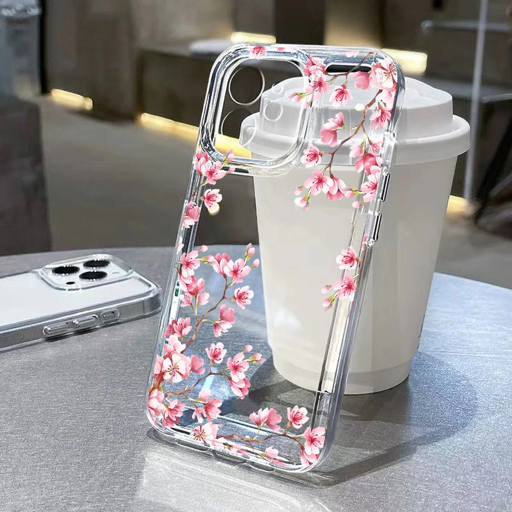 Aesthetic Flower Clear Case