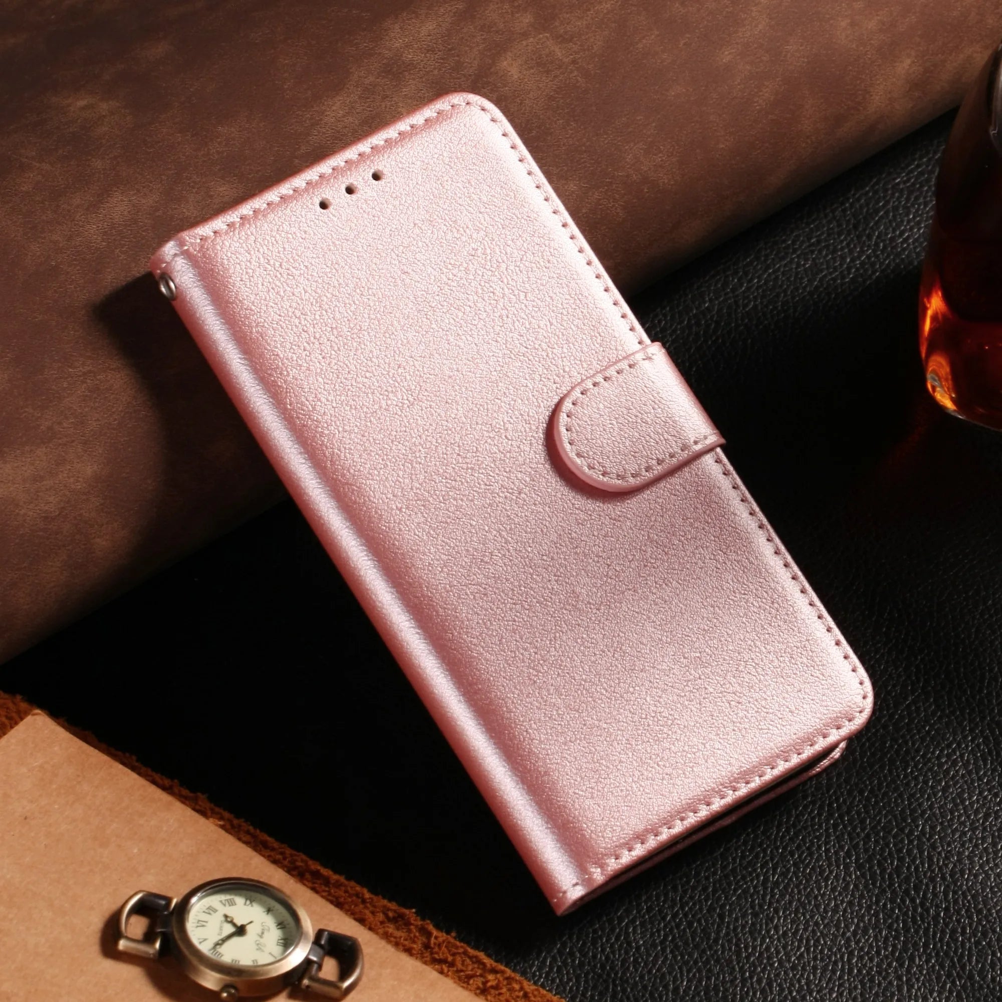 Premium Samsung Leather Wallet Case