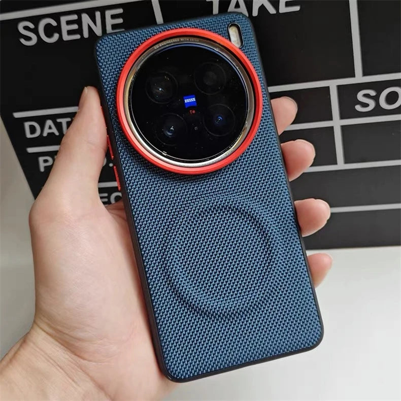 Nylon Woven Leather Case