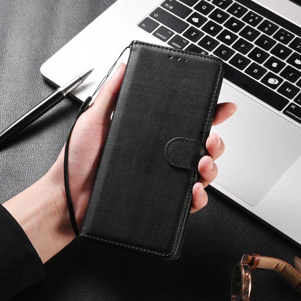 Premium Samsung Leather Wallet Case
