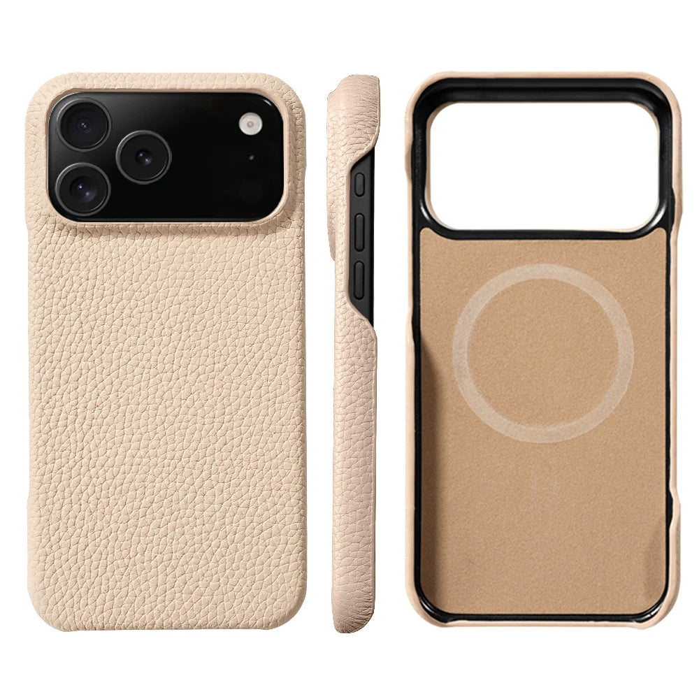 Luxury Natural Cowhide Leather Case