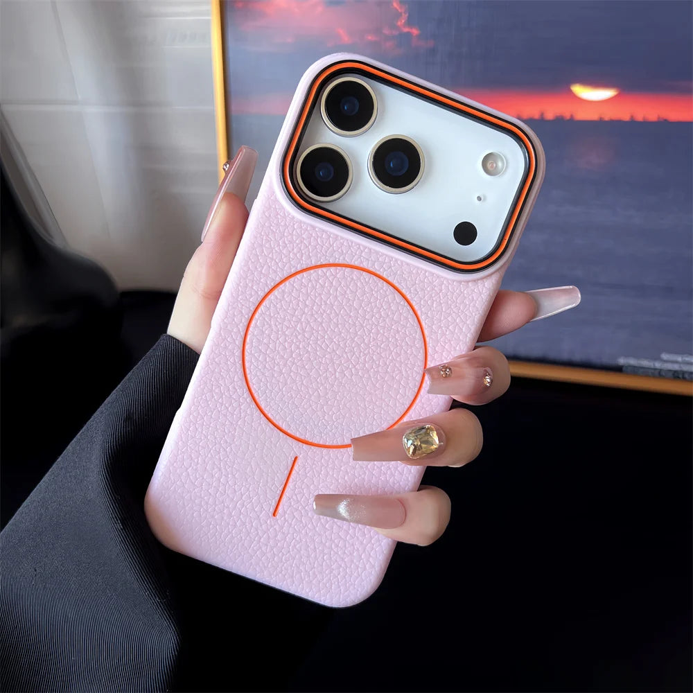 Frosted Lichee Mag Case