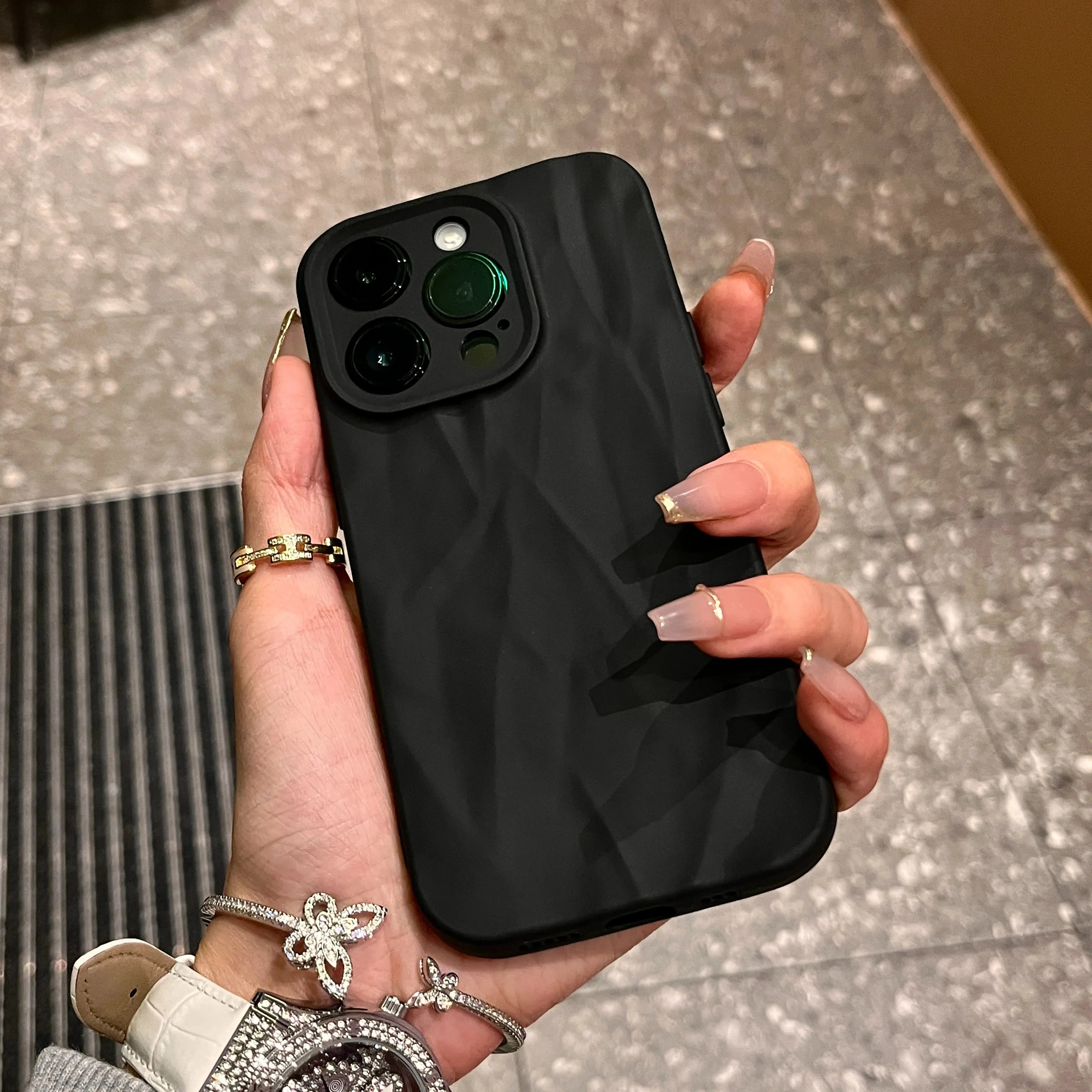 Candy Fold Pattern Silicone Case
